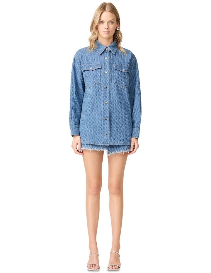 Lyra Shirt -Mid Blue
