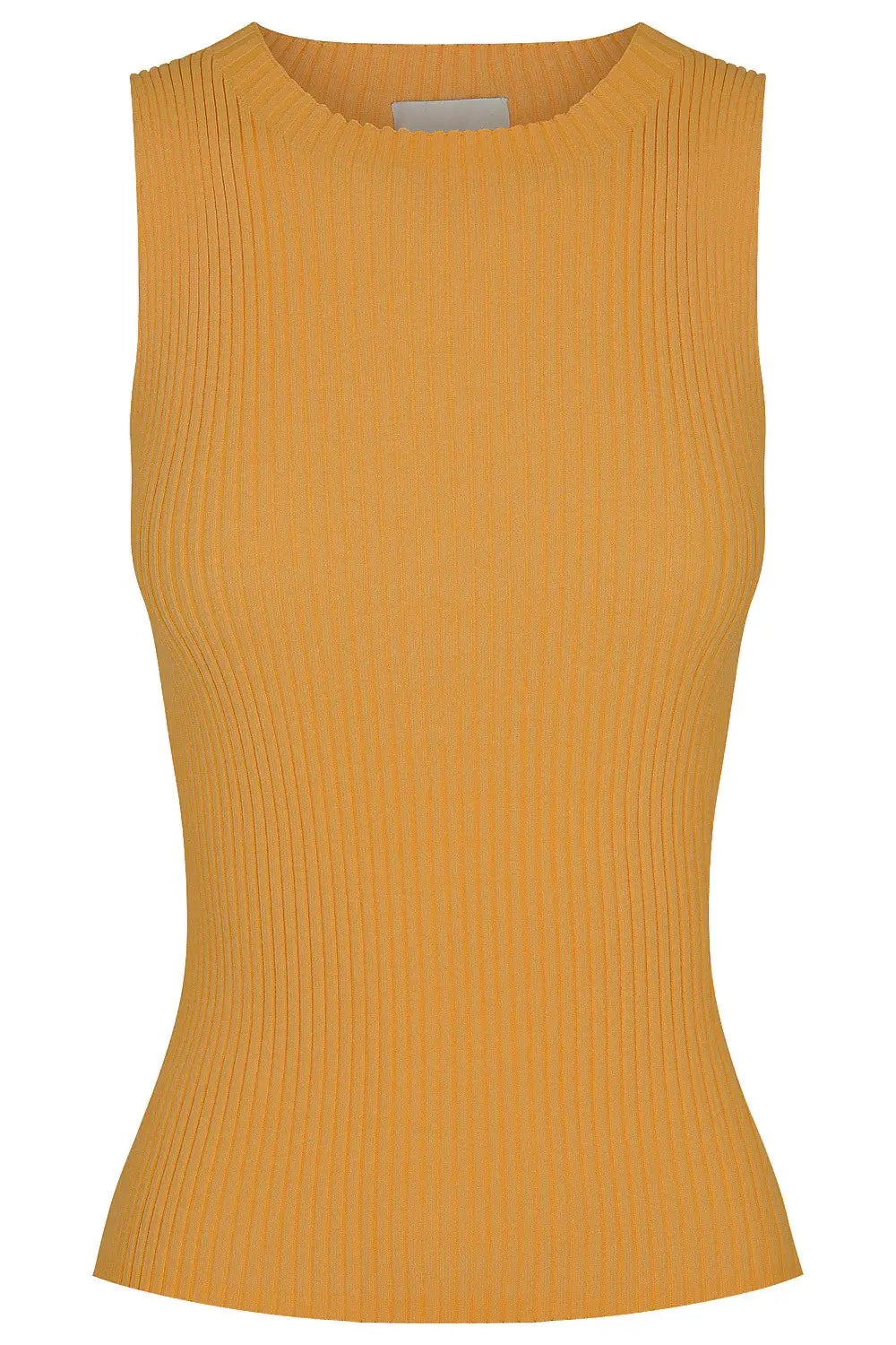 CARRIE RIB KNIT TANK - TOBACCO - Leela Rose Boutique