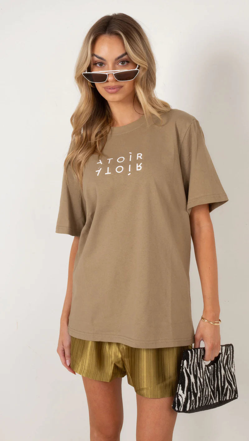 THE NICKI TEE - DARK OLIVE - Leela Rose Boutique