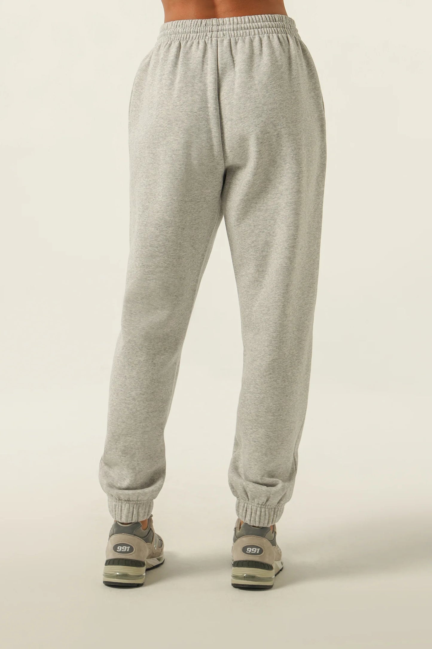 CARTER CURATED TRACKPANT - GREY MARLE - Leela Rose Boutique