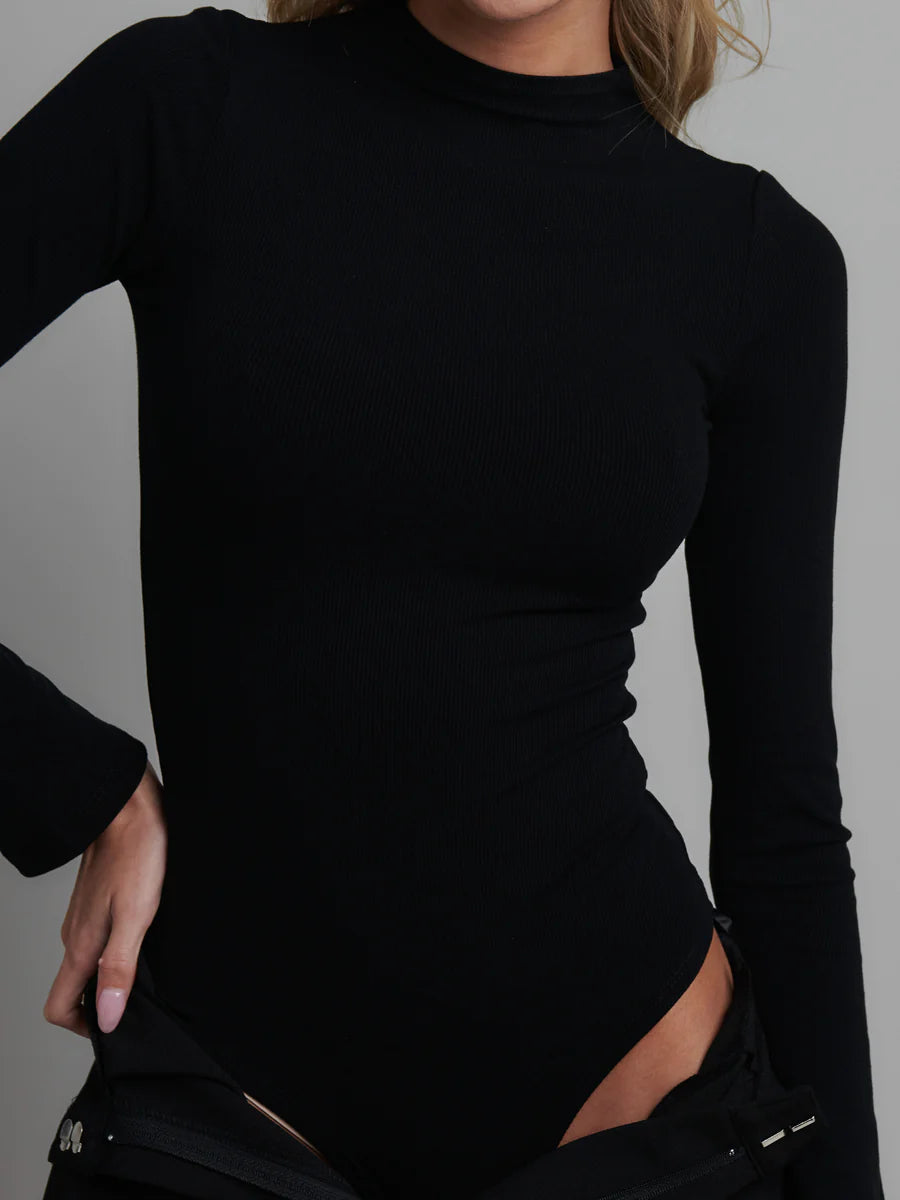 Analia Bodysuit - Black - Leela Rose Boutique