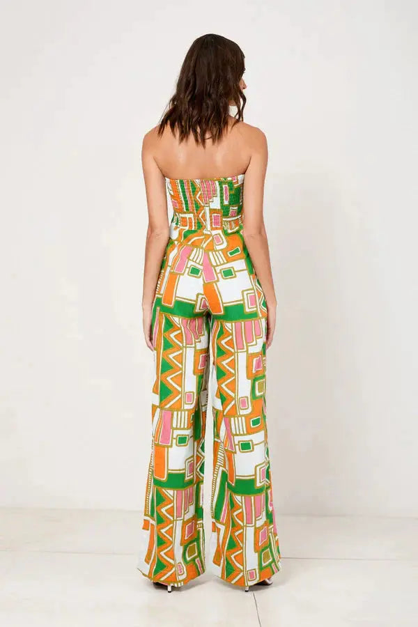 SWEETHEART HALTER JUMPSUIT - SOLSTICE - Leela Rose Boutique