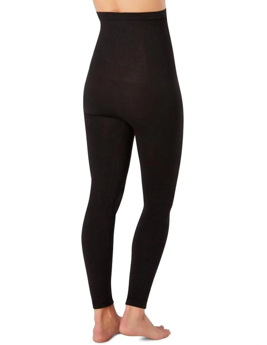 LOOK AT ME NOW HIGH-WAISTED SEAMLESS LEGGINGS - VERY BLACK - Leela Rose Boutique