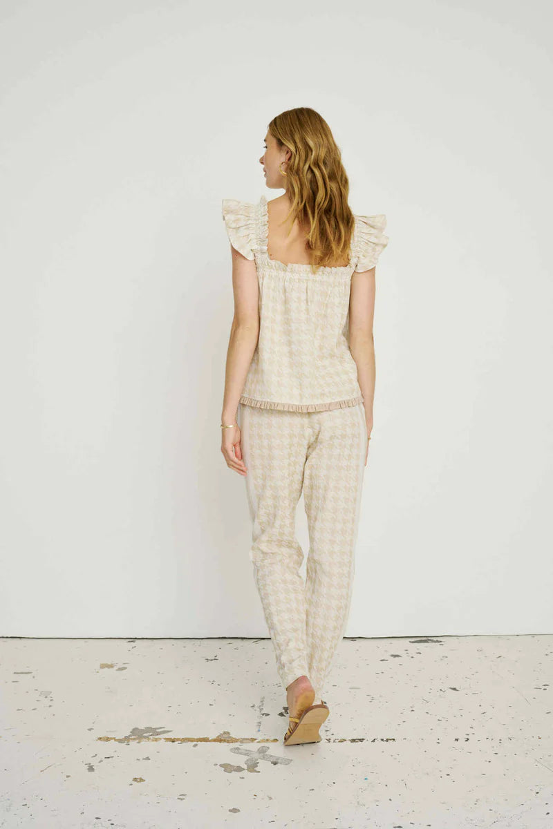 Bobi Trousers - Whisper White / Arctic - Leela Rose Boutique