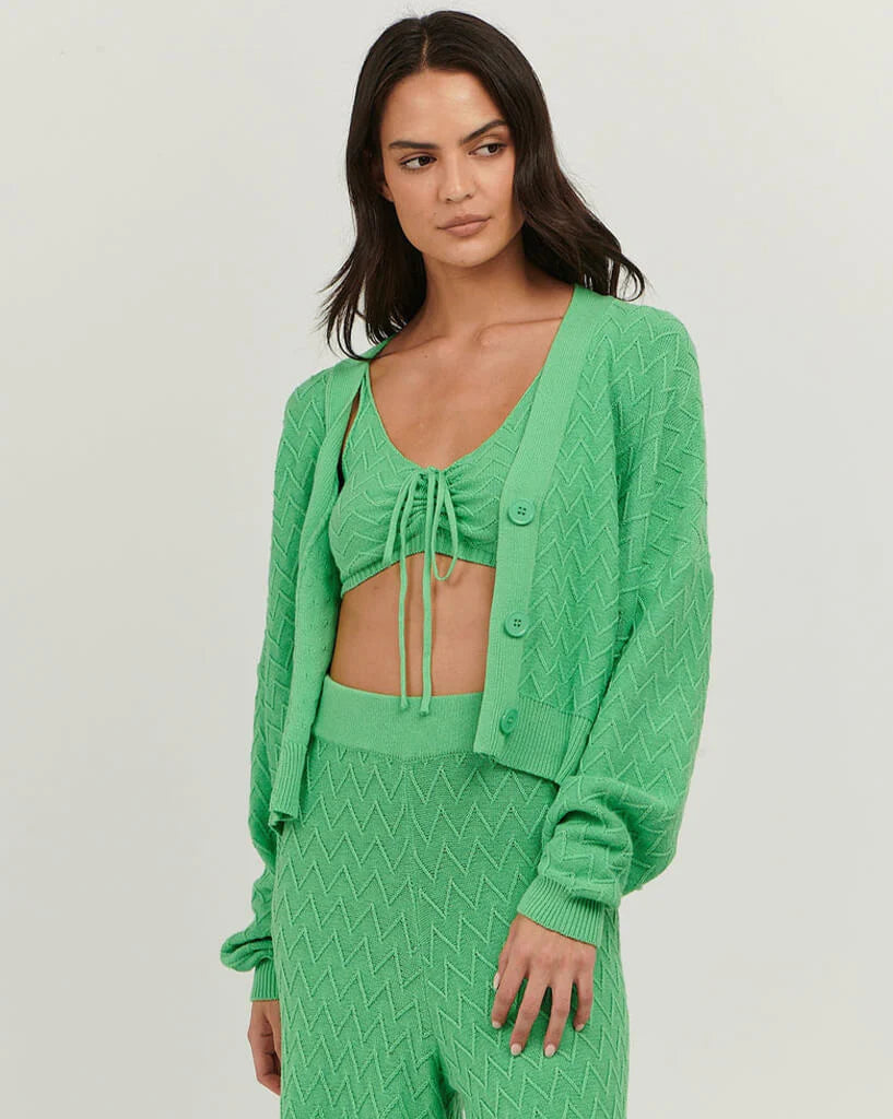 CAMILA TOP - GREEN - Leela Rose Boutique