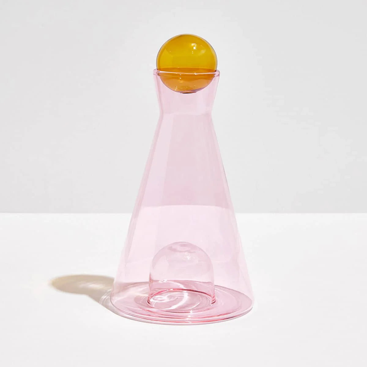 VICE VERSA CARAFE - PINK + AMBER - Leela Rose Boutique