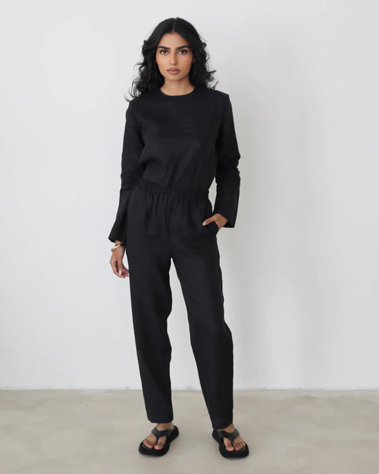 OFFSHORE PANT - BLACK - Leela Rose Boutique