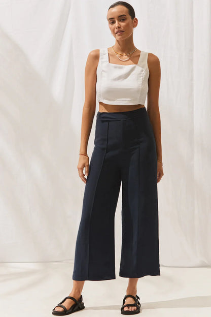 THE LIVIA TROUSERS - MIDNIGHT - Leela Rose Boutique