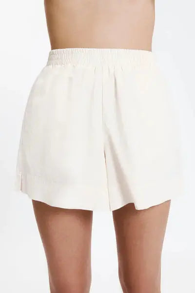 CRUZ POPLIN SHORT - CLOUD - Leela Rose Boutique