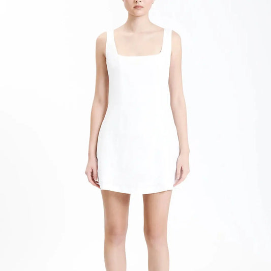 PHOENIX MINI DRESS - WHITE - Leela Rose Boutique