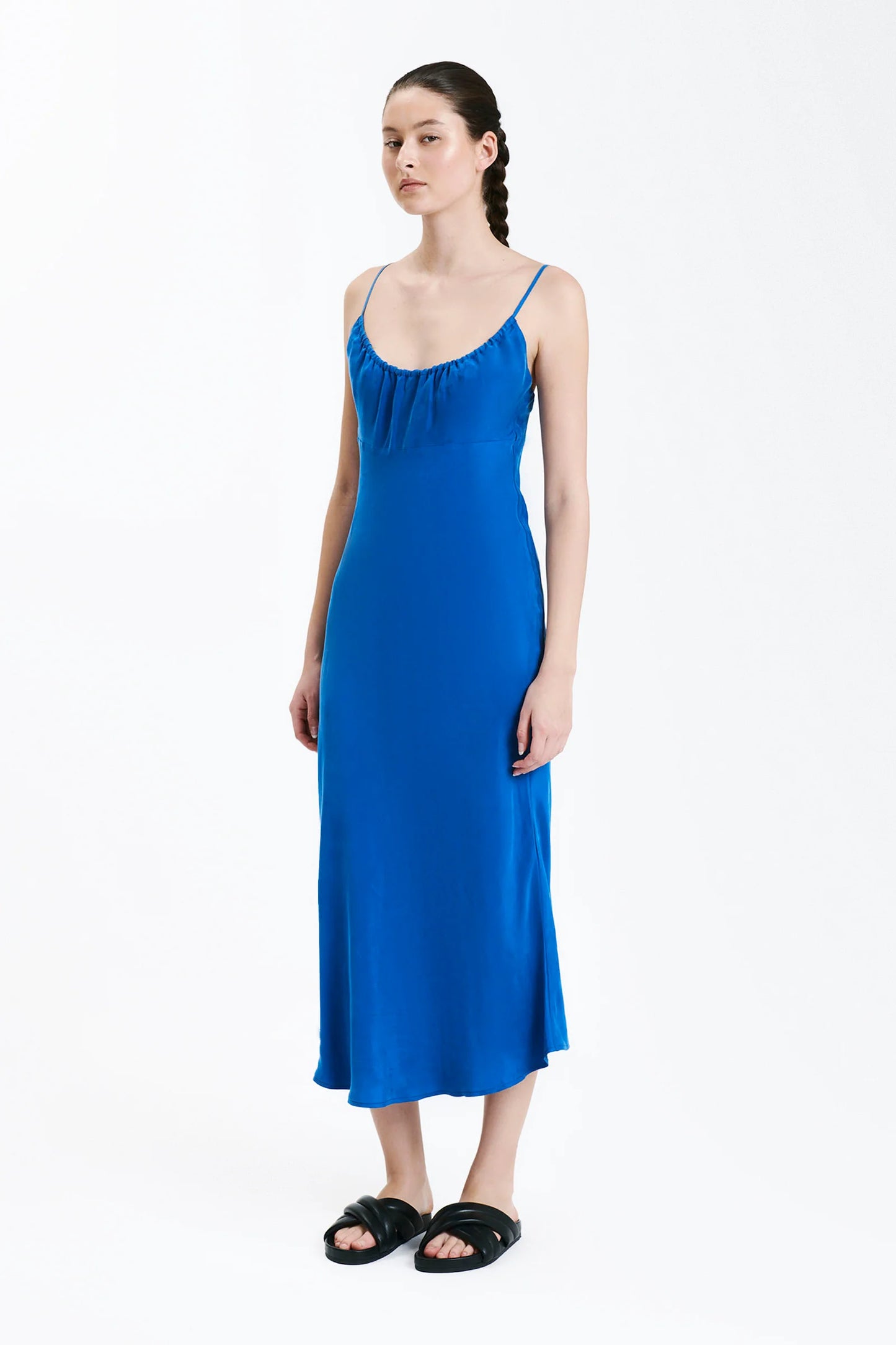 SOL CUPRO DRESS - PACIFIC - Leela Rose Boutique