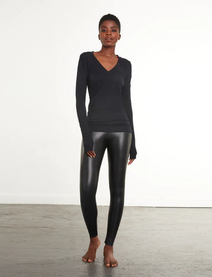 FAUX LEATHER LEGGING - Leela Rose Boutique