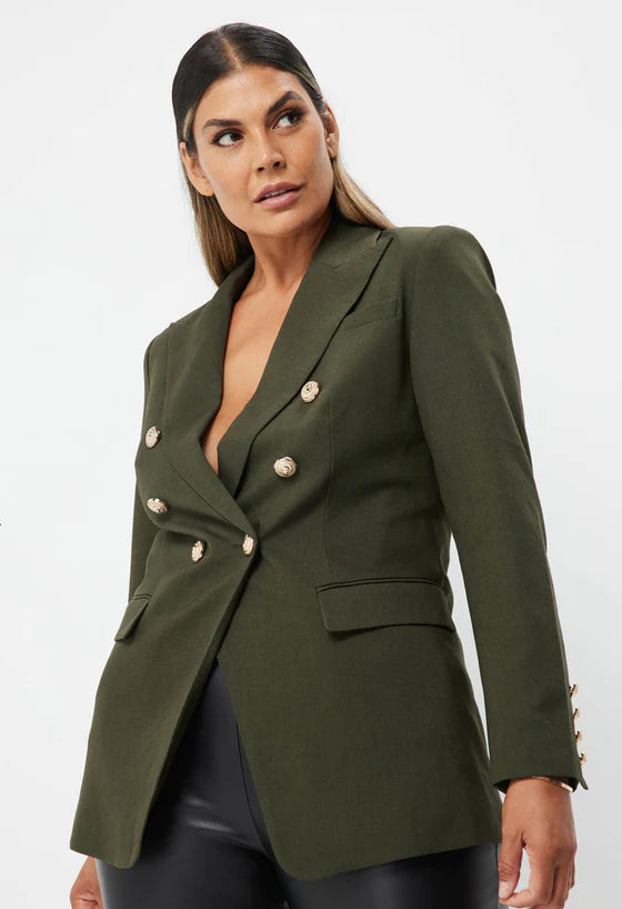 The Signature Blazer - Black & Khaki - Leela Rose Boutique