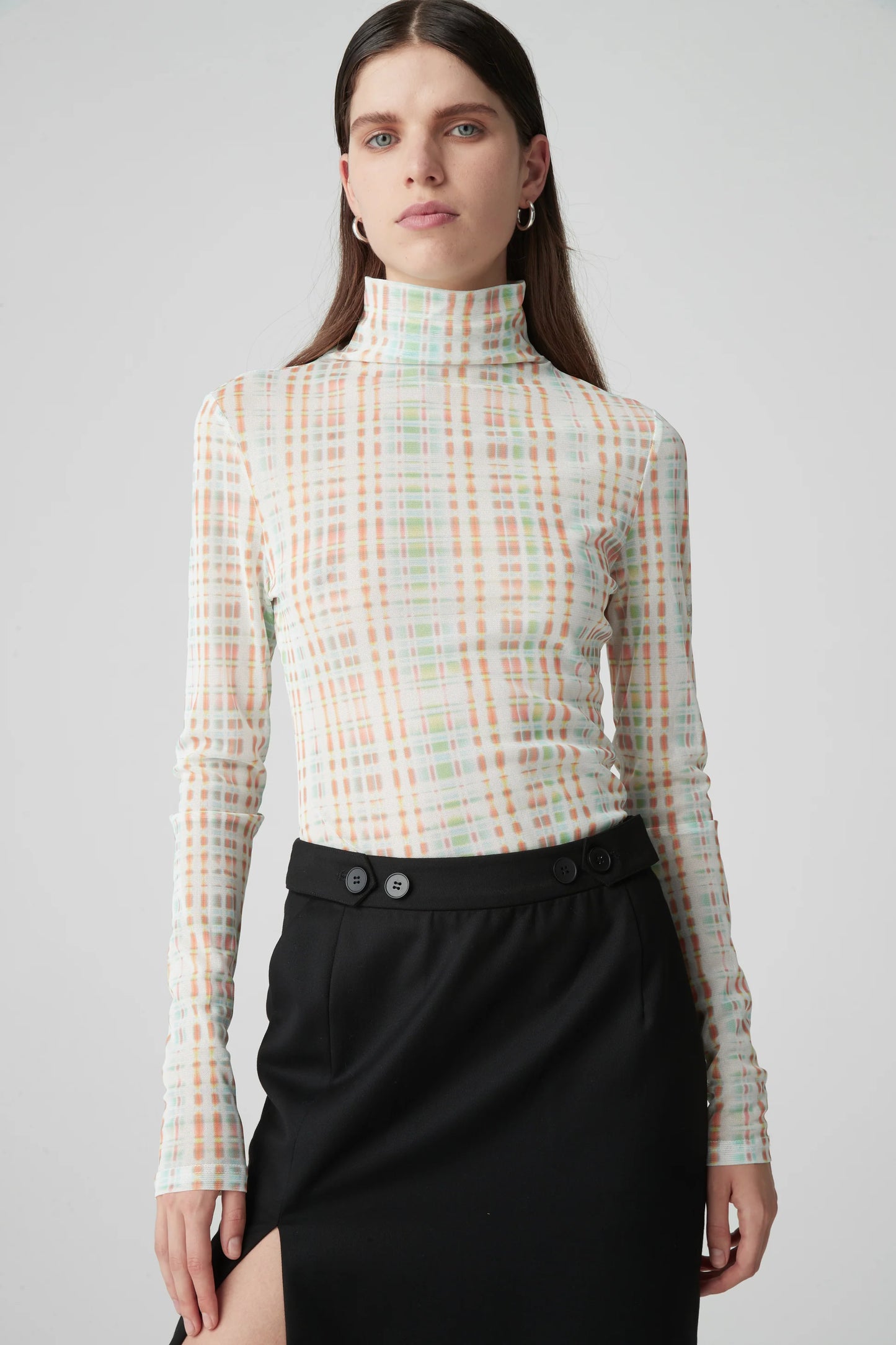 ATOIR X LARA 004 TOP - GREEN CHECK - Leela Rose Boutique