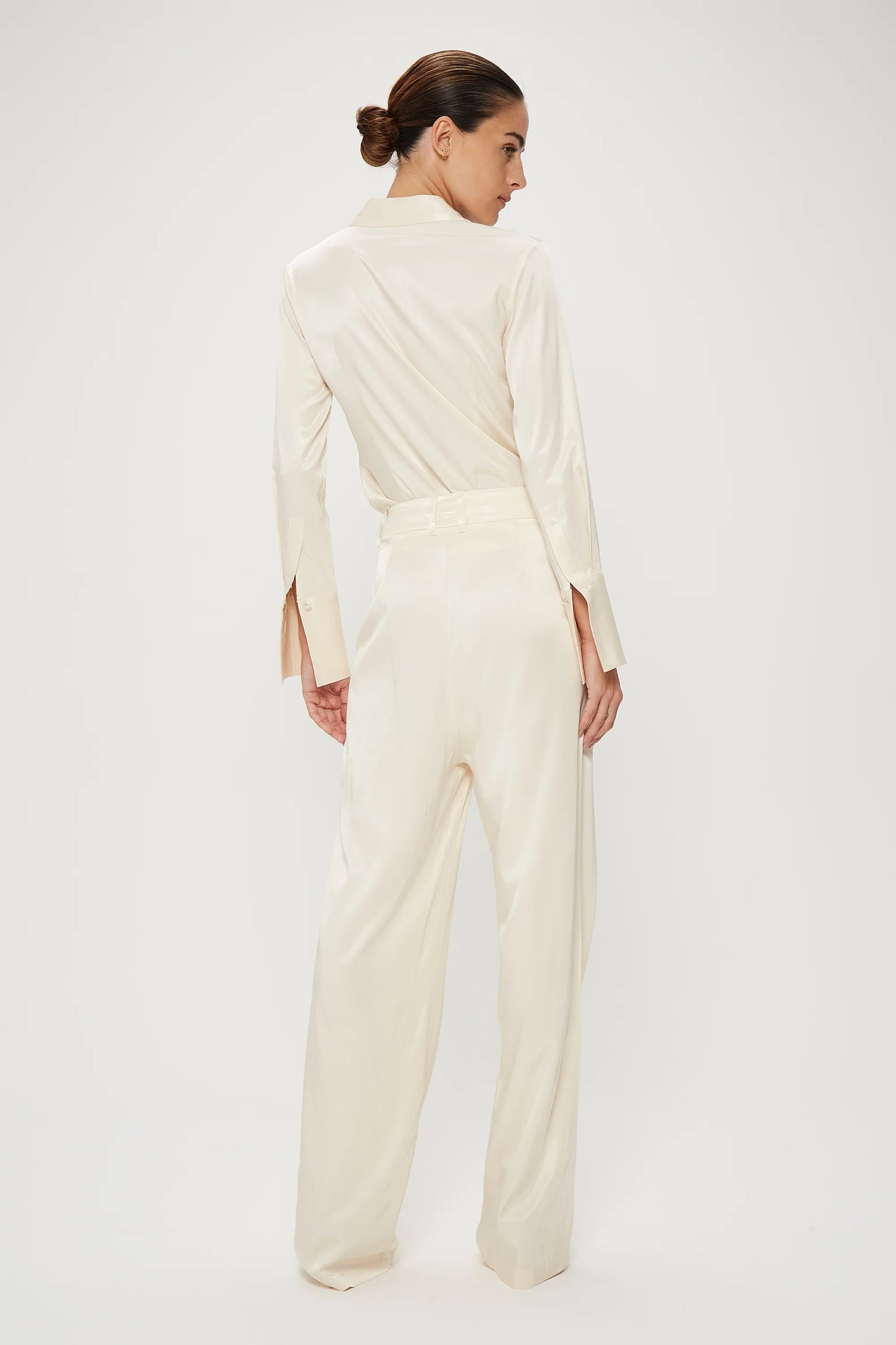 UNDER CURRENT TAILORED TROUSER - CREAM - Leela Rose Boutique