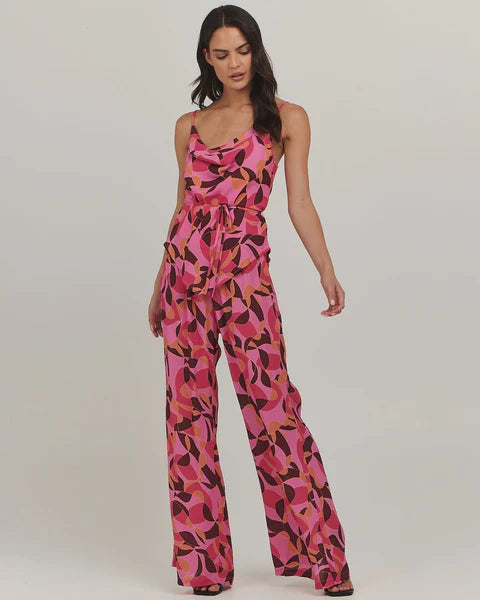 LOLA PANT - ABSTRACT SWIRL - Leela Rose Boutique