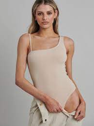 EVA BODYSUIT - BEIGE - Leela Rose Boutique