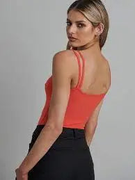 RIYA BODYSUIT - TANGERINE - Leela Rose Boutique