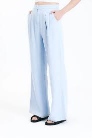 BLAIR TAILORED PANT-SKY - Leela Rose Boutique