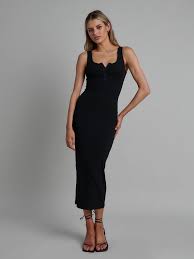 KINSLEY MAXI - BLACK - Leela Rose Boutique