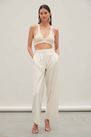 ALEGRA PANT - ECRU - Leela Rose Boutique