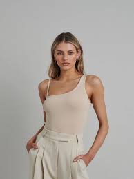 EVA BODYSUIT - BEIGE - Leela Rose Boutique