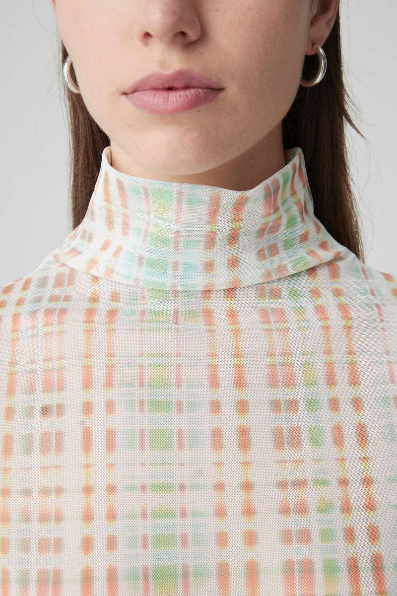 ATOIR X LARA 006 DRESS - GREEN CHECK - Leela Rose Boutique