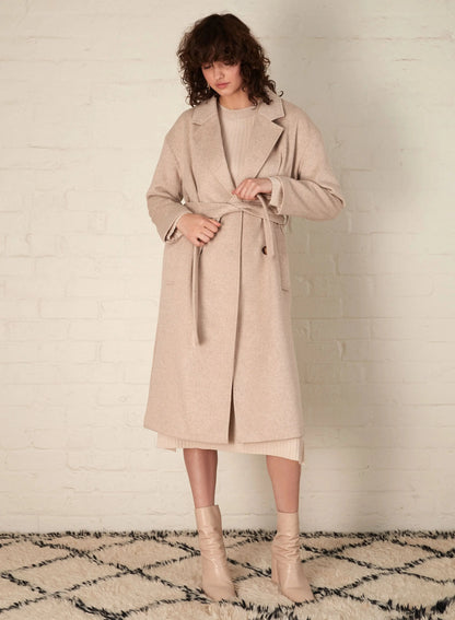 MAVERICK COAT - NATURAL - Leela Rose Boutique