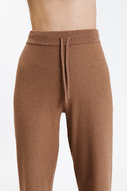 BINX KNIT PANT - FUDGE - Leela Rose Boutique