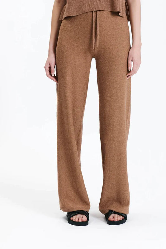 BINX KNIT PANT - FUDGE - Leela Rose Boutique