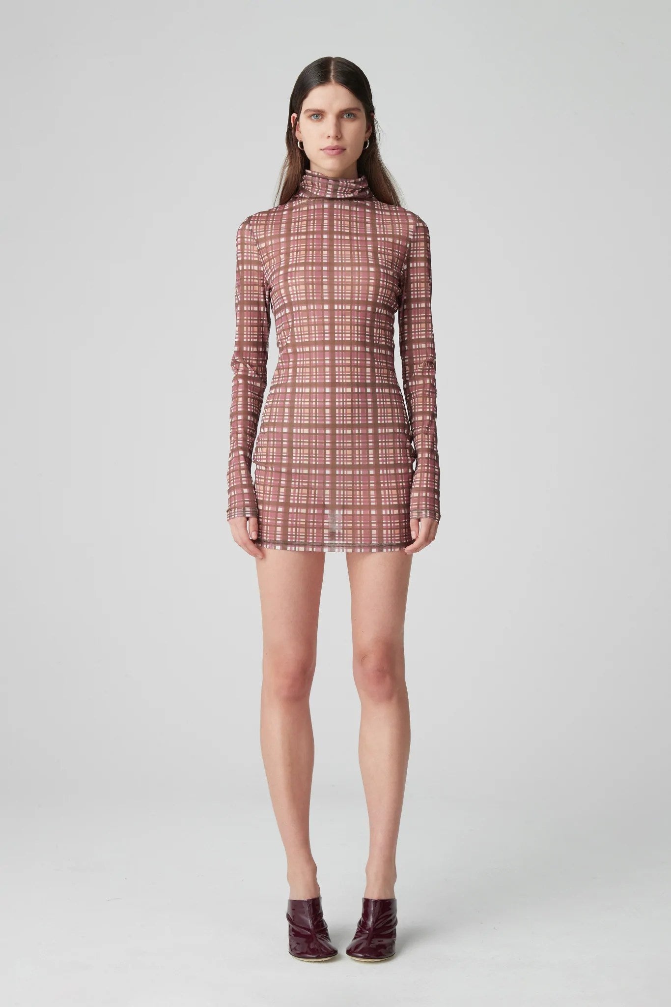 ATOIR X LARA 006 DRESS - PINK CHECK - Leela Rose Boutique