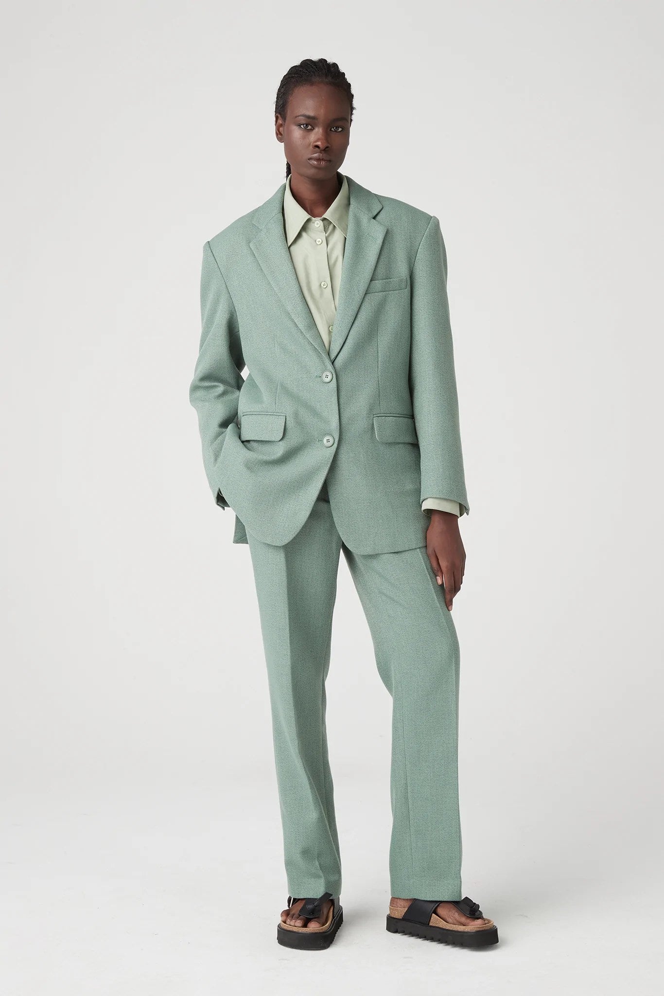 ATOIR X LARA 002 BLAZER - SPEARMINT - Leela Rose Boutique