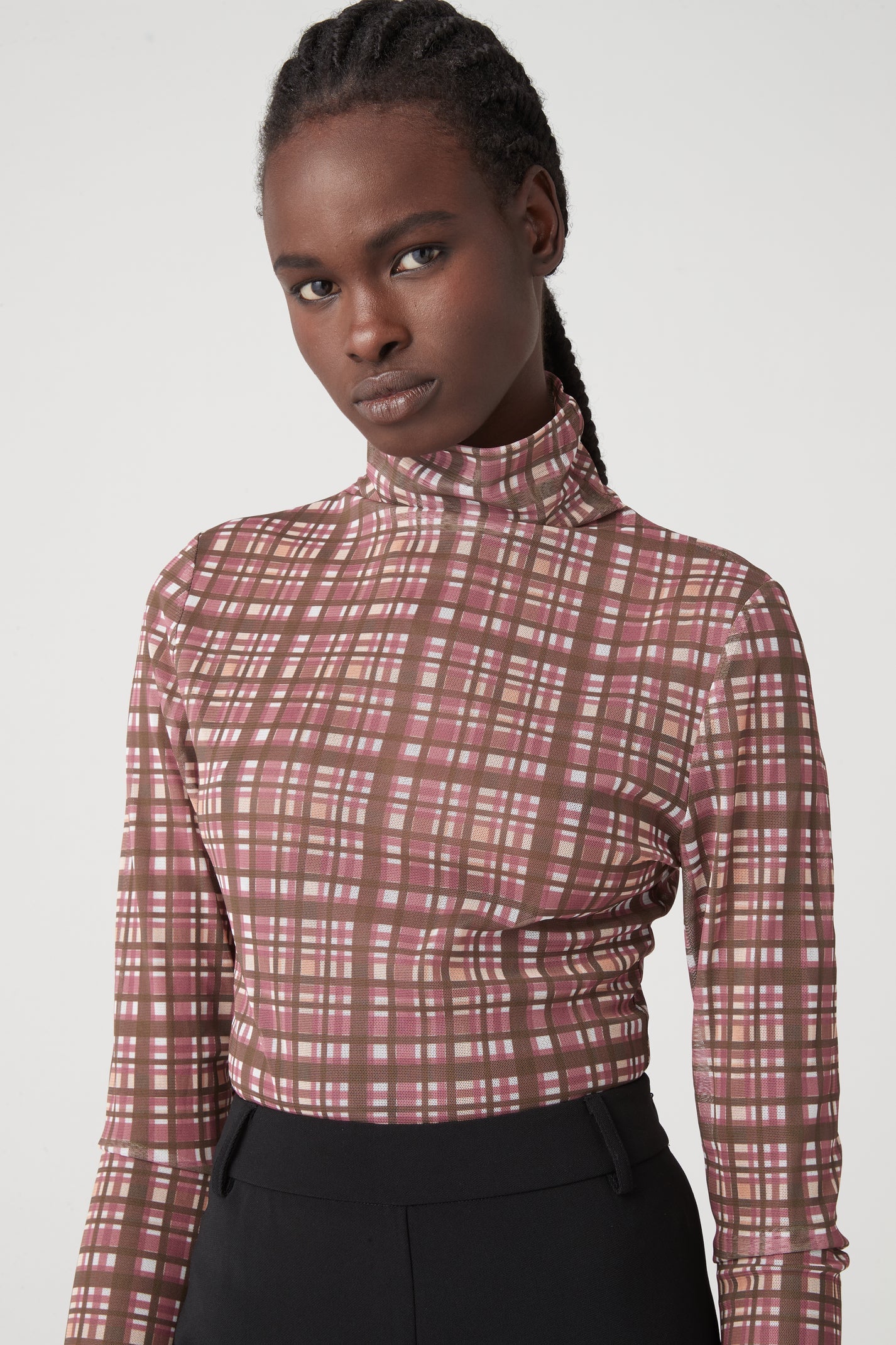 ATOIR X LARA 004 TOP - PINK CHECK - Leela Rose Boutique