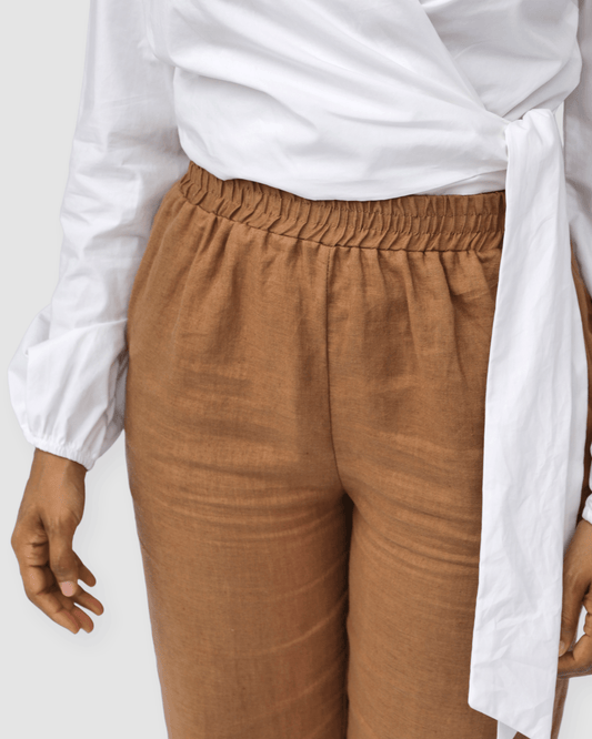 OFFSHORE PANT - CAMEL - Leela Rose Boutique