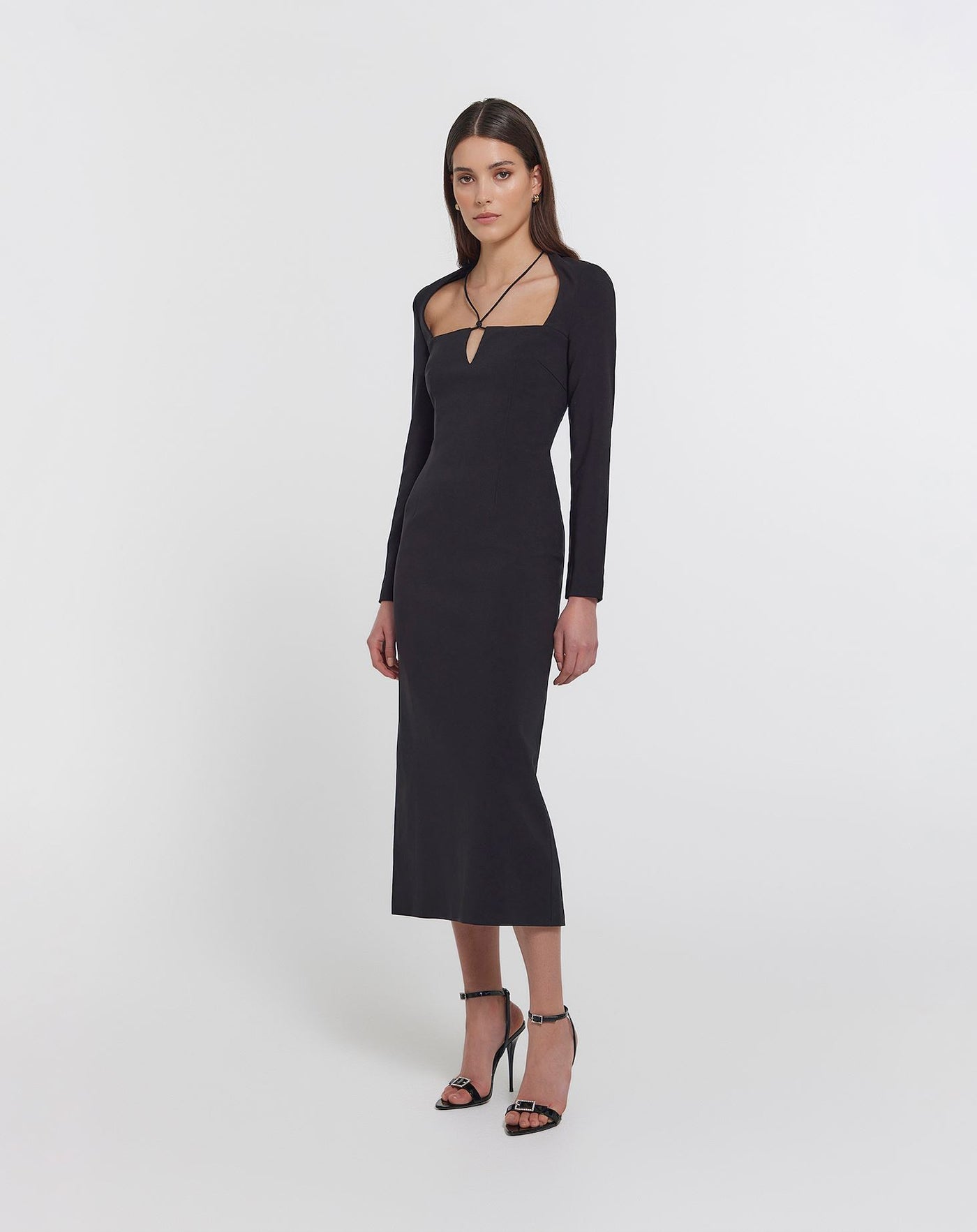 Darcy Knotted Dress | Black - Leela Rose Boutique
